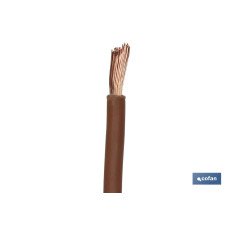 ROLLO CABLE H07V-K 1X1,5MM2 MARRÓN (100M) (PACK: 1 UDS)