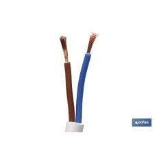 ROLLO 100M MANGUERA BLANCO H05VV-F (2X1MM) (PACK: 1 UDS)