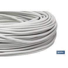ROLLO 100M MANGUERA BLANCO H05VV-F (2X1MM) (PACK: 1 UDS)