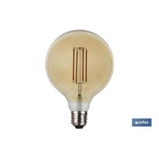 BOMBILLA LED GLOBO ORO E27...