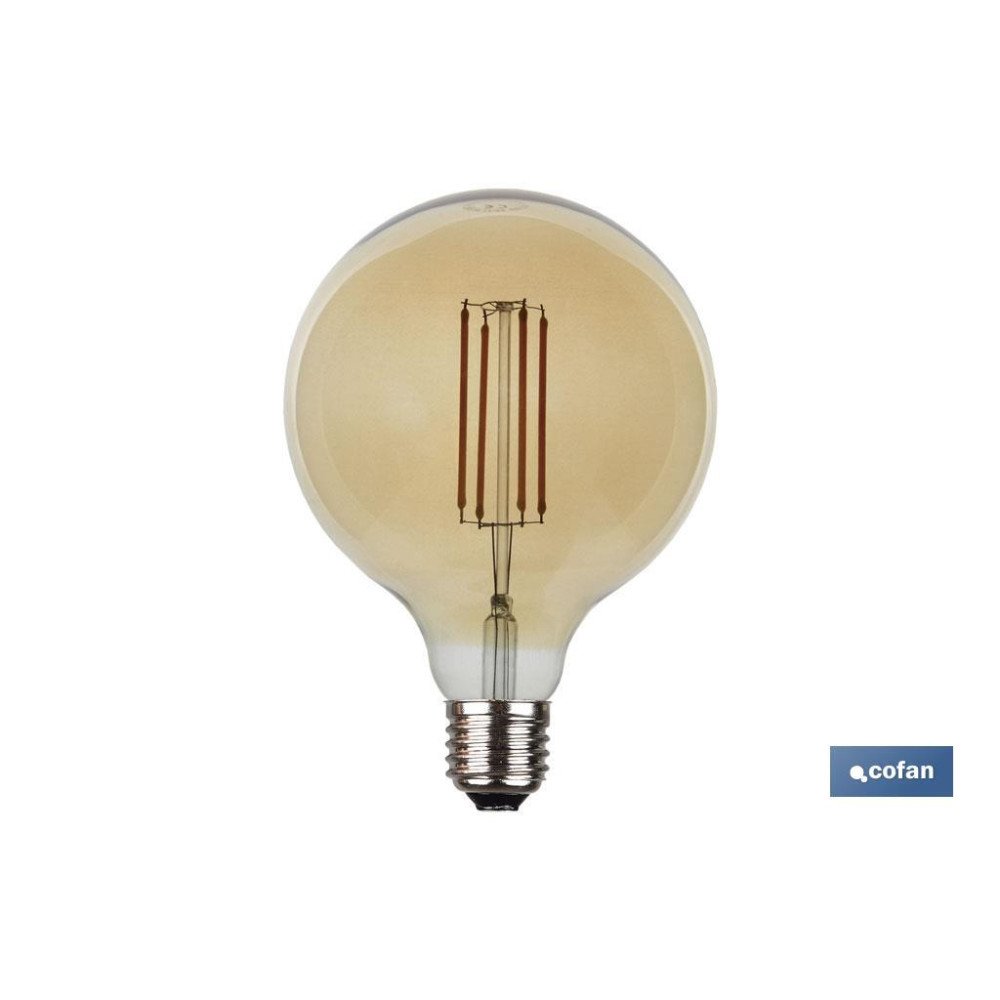 BOMBILLA LED GLOBO ORO E27 4W 280LM 2200K (PACK: 1 UDS)