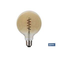 BOMBILLA LED GLOBO SPIRAL 4W E27 170LM 2200K (PACK: 1 UDS)