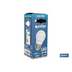 BOMBILLA LED 8 W ESFÉRICA E27 220° 810 LM 4000 K (PACK: 1 UDS)