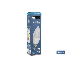 BOMBILLA LED 8W VELA E14 220º 810LM 4000K (PACK: 1 UDS)
