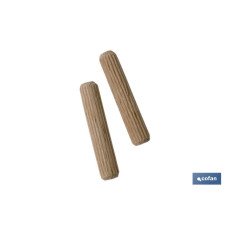 BL 7 UDS ESPIGA DE MADERA 10MM (PACK: 10 UDS)