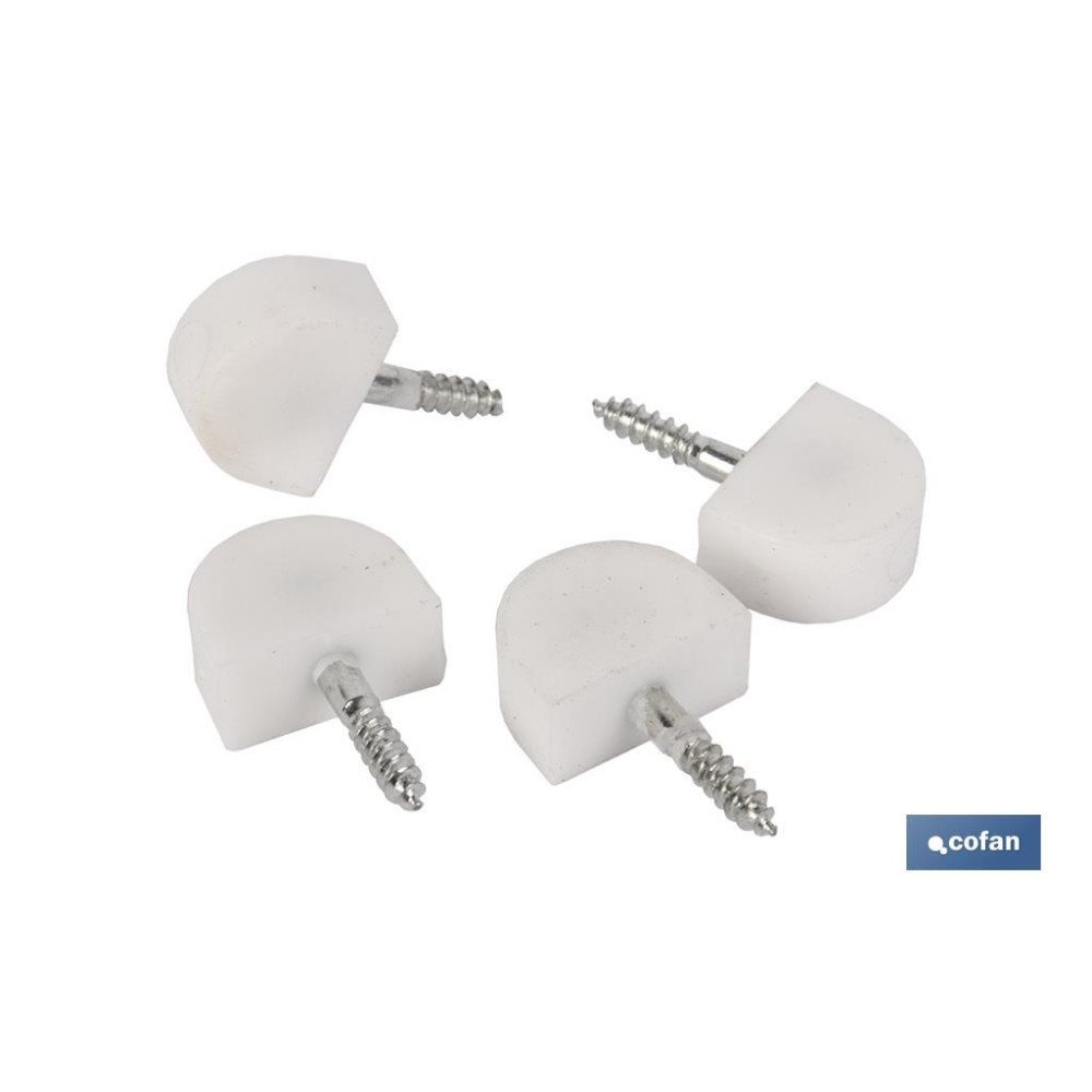 BL 2 UDS SOPORTE DE ESTANTE GRANDE BLANCO (PACK: 12 UDS)