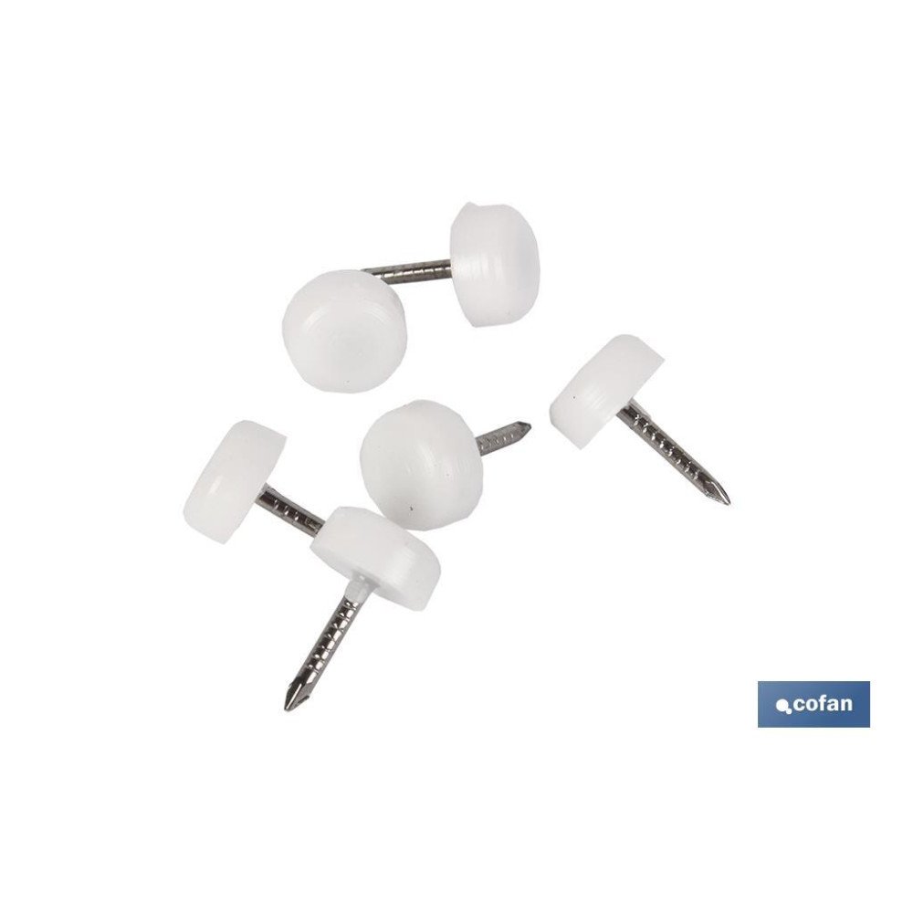 BLÍSTER DE 6 UDS. TOPE PUERTA COCINA BLANCO VENTA UNITARIA (PACK: 1 UDS)