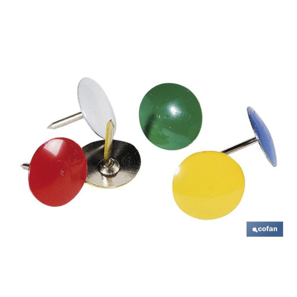 BL 35 UDS CHINCHETAS COLOR AMARILLA (PACK: 12 UDS)