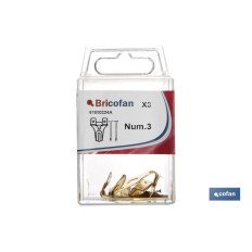 BLÍSTER DE 8 UDS. GANCHO CUELGACUADROS Nº 0 VENTA UNITARIA (PACK: 1 UDS)