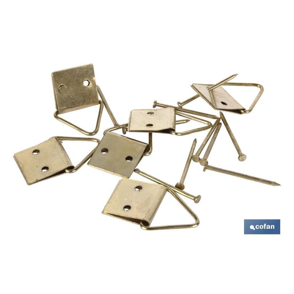 BL 12 UDS CUELGACUADROS 6 X 6MM (PACK: 12 UDS)