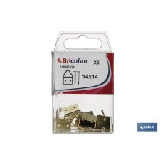 BL 6 UDS CUELGACUADROS 14 X 14MM (PACK: 12 UDS)