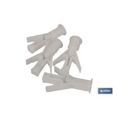 BLÍSTER DE 4 UDS. TACO PARA PLACA DE YESO 10 X 47 MM VENTA UNITARIA (PACK: 1 UDS)