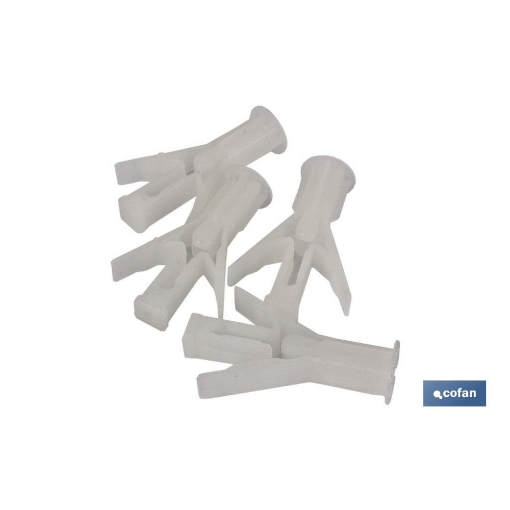BLÍSTER DE 4 UDS. TACO PARA PLACA DE YESO 10 X 47 MM VENTA UNITARIA (PACK: 1 UDS)