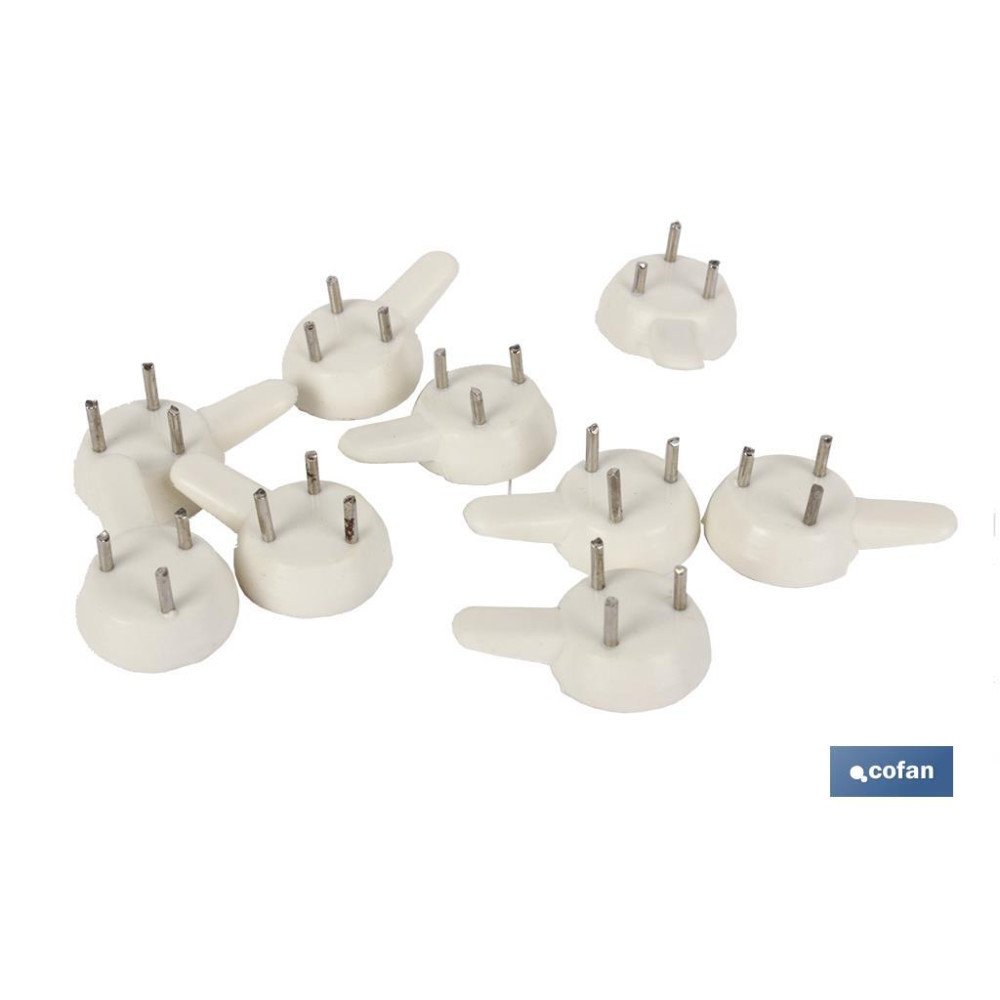 BL 9 UDS GANCHO PEQUEÑO DE CLAVAR (PACK: 12 UDS)