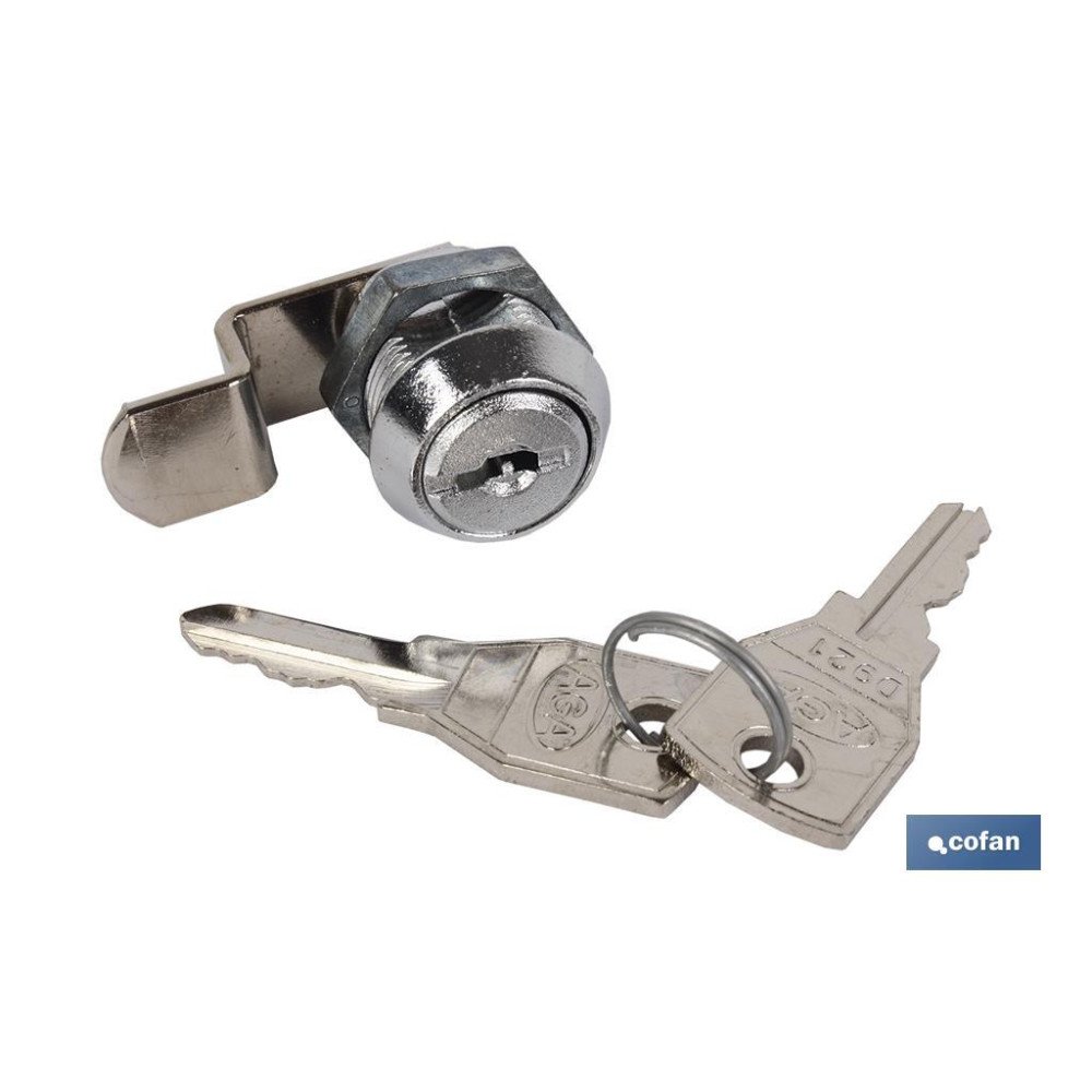 CERRADURA BUZON CURVA ( 2 LLAVES ) (PACK: 12 UDS)