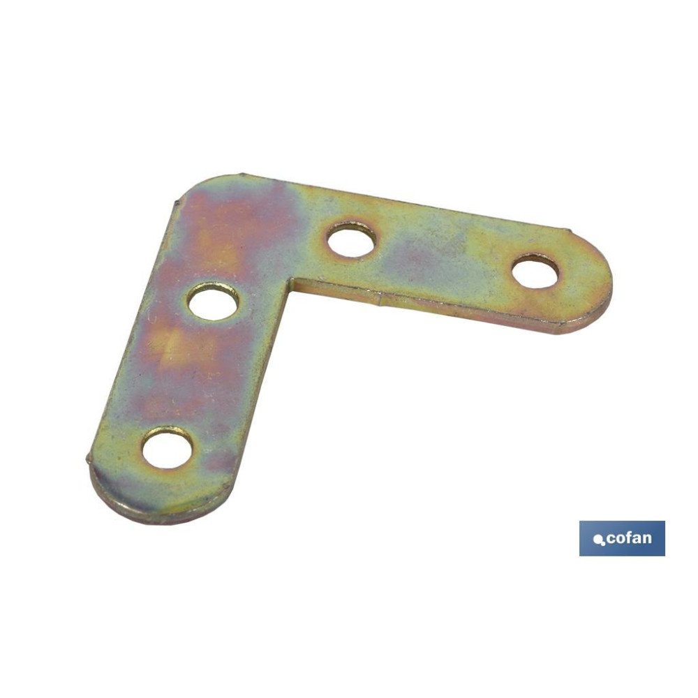 4 UDS. ESCUADRA PLANA 50 MM VENTA UNITARIA (PACK: 1 UDS)