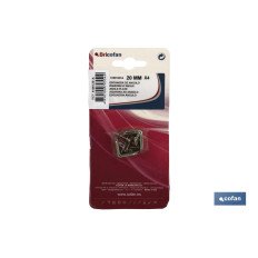 4 UDS ESCUADRA DE ANGULO 80MM (PACK: 12 UDS)