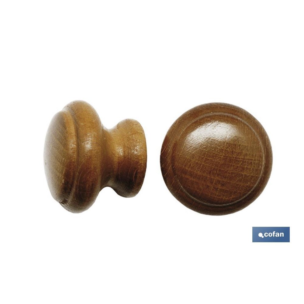 2 UDS POMO PINO 25MM (PACK: 12 UDS)