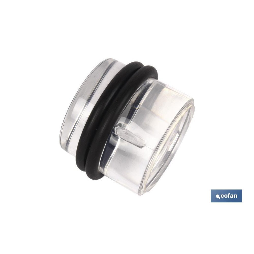 TOPE ADHESIVO REDONDO METACRILATO (PACK: 12 UDS)