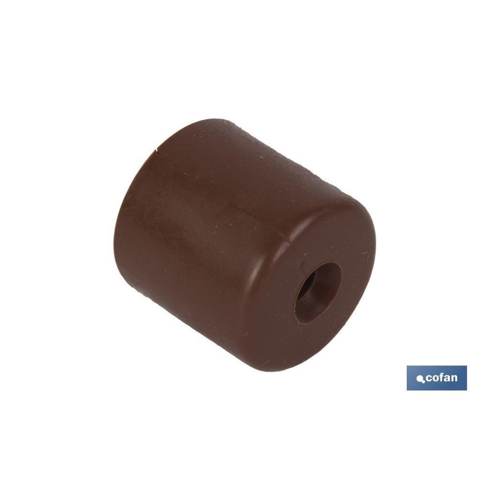 2 TOPE CON TACO Y TORNILLO MARRON (PACK: 12 UDS)