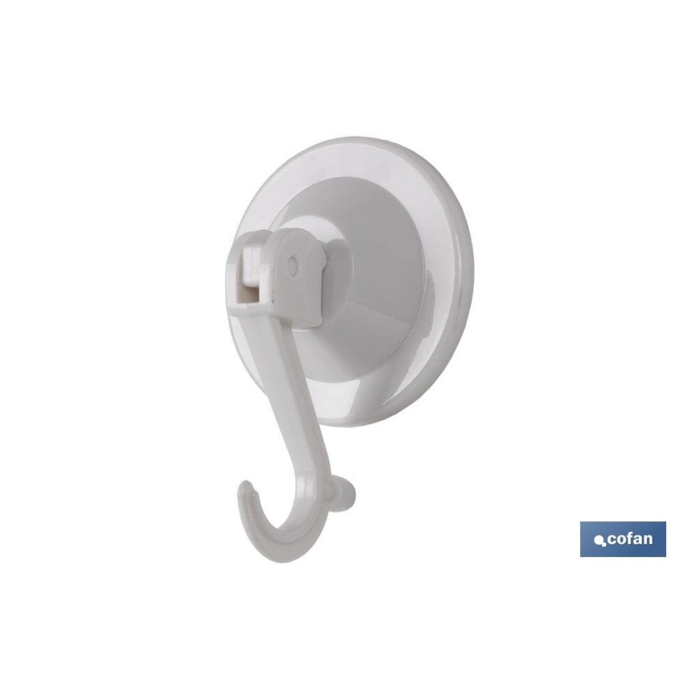 1 UD COLGADOR VENTOSA CIERRE SEGURIDAD Ø59mm (PACK: 1 UDS)