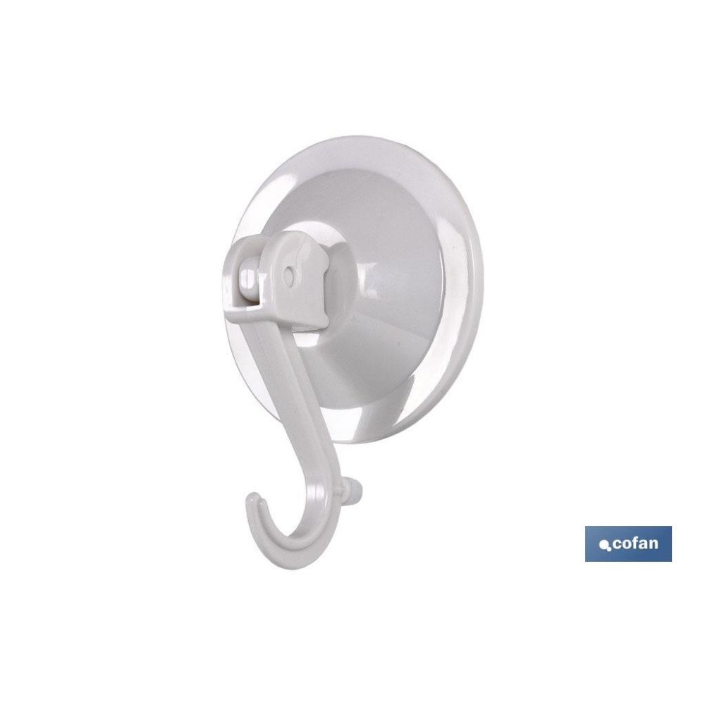 1 UD COLGADOR VENTOSA CIERRE SEGURIDAD Ø77mm (PACK: 1 UDS)
