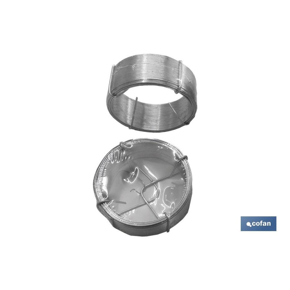 ROLLO ALAMBRE GALVANIZADO 0,9MM 50M (PACK: 1 UDS)