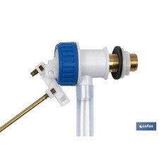 MECANISMO COMPLETO CISTERNA TANQUE ALTO CON GRIFO LATERAL Y DESCARGADOR (PACK: 1 UDS)