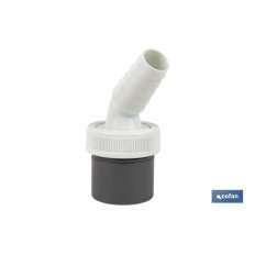CONEXIÓN PVC Ø40 MM CON DOBLE TOMA AUXILIAR PARA ELECTRODOMÉSTICOS (PACK: 1 UDS)