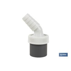 CONEXIÓN PVC Ø40 MM CON DOBLE TOMA AUXILIAR PARA ELECTRODOMÉSTICOS (PACK: 1 UDS)