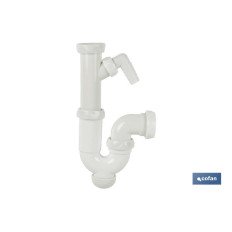 SIFÓN CURVO CON SALIDA...