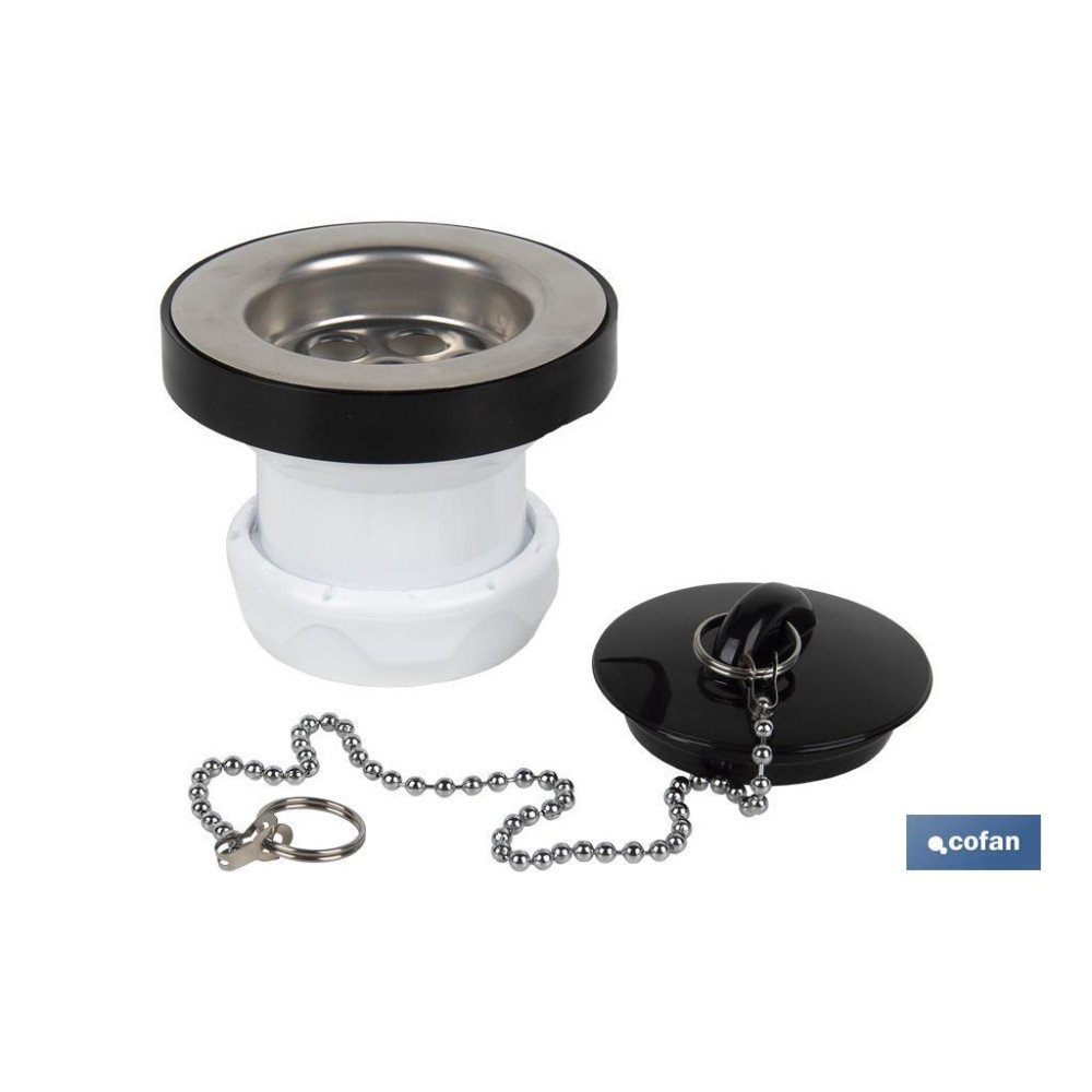 VÁLVULA LAVABO-BIDÉ 1 1/4 X 70 (PACK: 1 UDS)