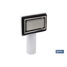 VÁLVULA FREGADERO 1 1/2 x 115 CON CESTA REJILLA Y REBOSADERO (PACK: 1 UDS)