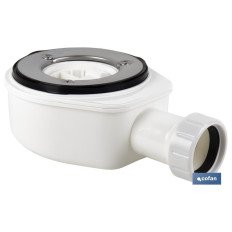 VÁLVULA SIFÓNICA DUCHA EXTRAPLANA CON SALIDA Ø32-40 SIN EMBELLECEDOR (PACK: 1 UDS)