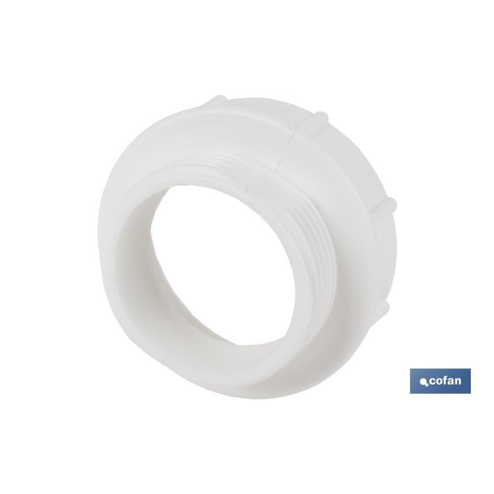 ADAPTADOR CONVERTIDOR 1 1/4 MACHO - 1 1/2 HEMBRA PARA TUBO FLEXIBLE (PACK: 1 UDS)