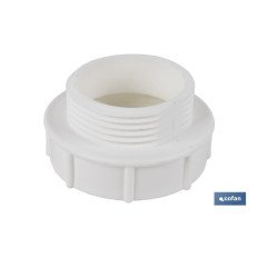 ADAPTADOR CONVERTIDOR 1 1/4 MACHO - 1 1/2 HEMBRA PARA TUBO FLEXIBLE (PACK: 1 UDS)