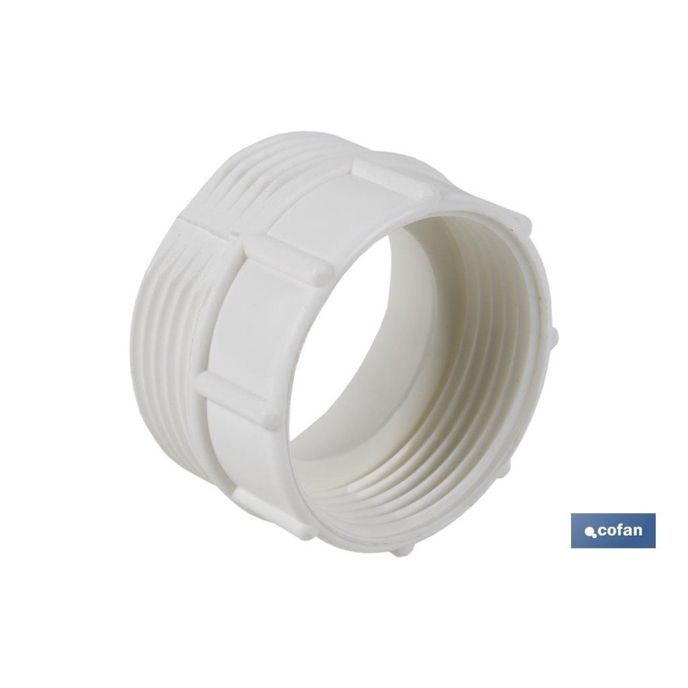 ADAPTADOR CONVERTIDOR 1 1/2 MACHO - 1 1/4 HEMBRA PARA TUBO FLEXIBLE (PACK: 1 UDS)