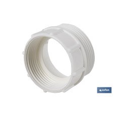 ADAPTADOR CONVERTIDOR 1 1/2 MACHO - 1 1/4 HEMBRA PARA TUBO FLEXIBLE (PACK: 1 UDS)