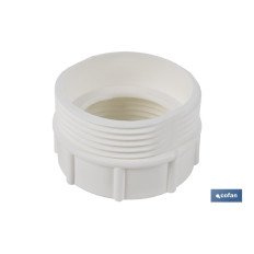 ADAPTADOR CONVERTIDOR 1 1/2 MACHO - 1 1/4 HEMBRA PARA TUBO FLEXIBLE (PACK: 1 UDS)