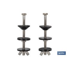 SET 2 PCS TORNILLOS FIJACIÓN TAZA-CISTERNA 6 X 90 (PACK: 1 UDS)