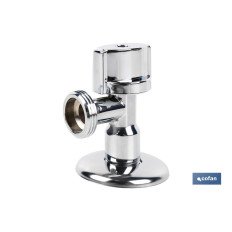 VÁLVULA DE ESCUADRA 1/2 X 3/4 VOLANTE GRANDE (PACK: 1 UDS)