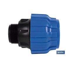 ENLACE ROSCA MACHO PP PN16 63 X 2 (PACK: 3 UDS)