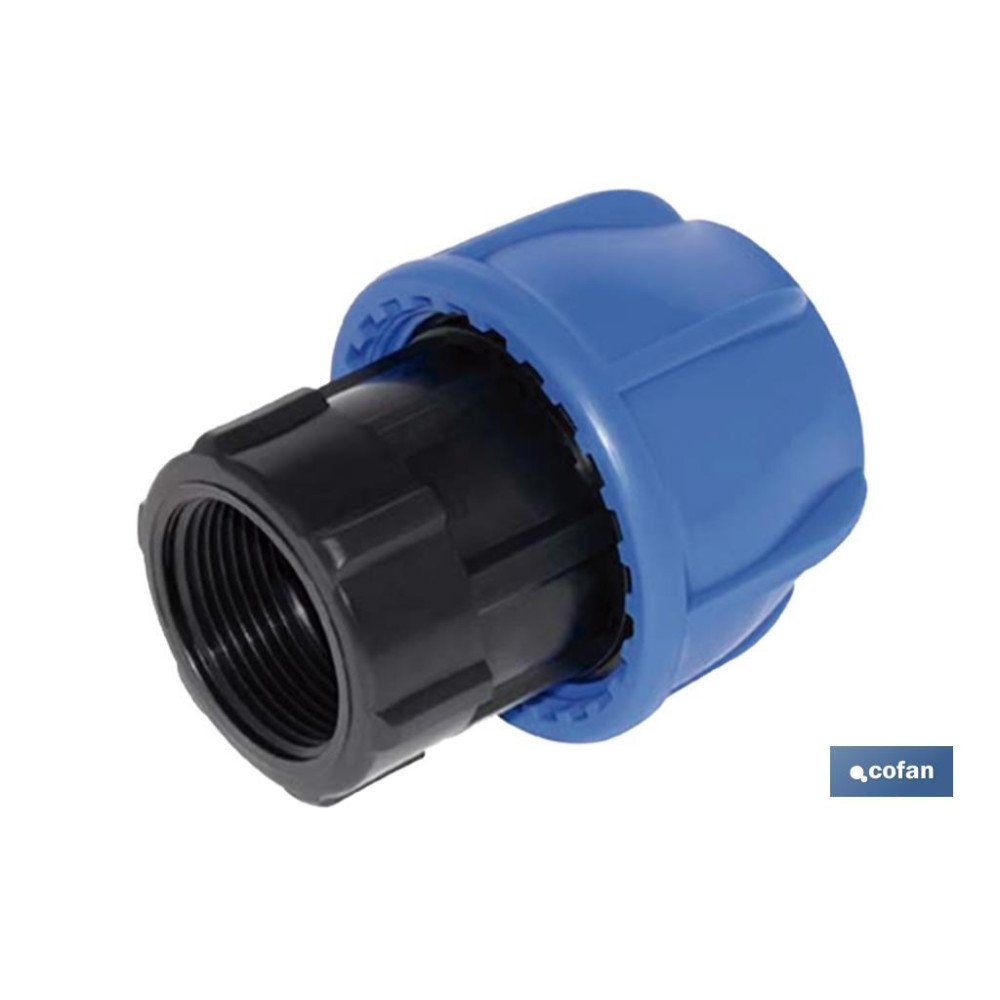 ENLACE ROSCA HEMBRA PP PN16 110 X 4 (PACK: 1 UDS)