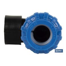 CODO 90° ROSCA HEMBRA PP PN16 75 X 3 (PACK: 3 UDS)