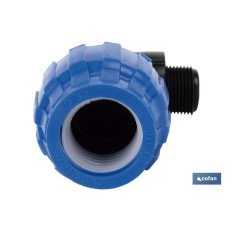 CODO 90° ROSCA MACHO PP PN16 63 X 1 1/2 (PACK: 3 UDS)