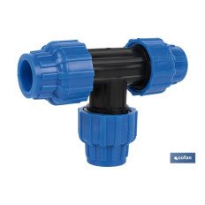 TE 90° PP PN16 40 X 40 X 40 (PACK: 5 UDS)