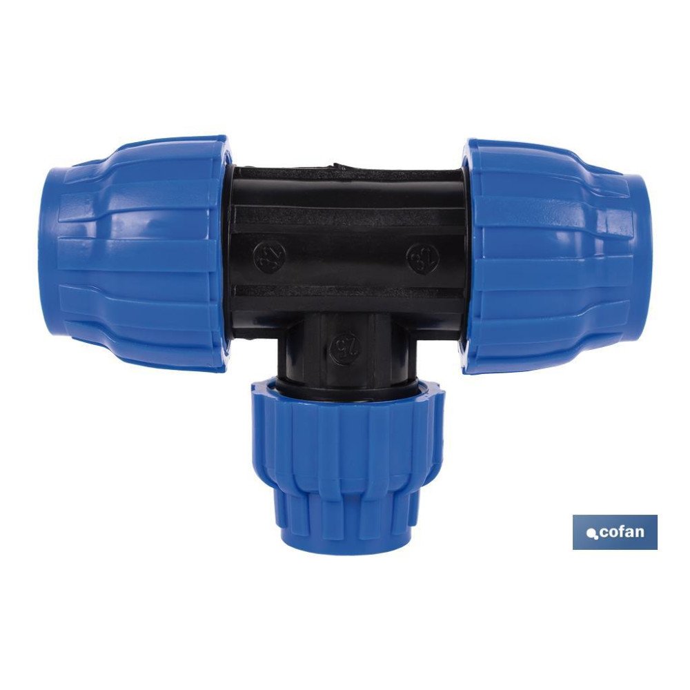 TE 90° REDUCIDA PP PN16 25 X 20 X 25 VENTA UNITARIA (PACK: 1 UDS)