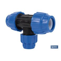 TE 90° REDUCIDA PP PN16 25 X 20 X 25  VENTA UNITARIA (PACK: 1 UDS)