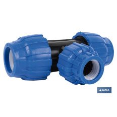 TE 90° REDUCIDA PP PN16 25 X 20 X 25  VENTA UNITARIA (PACK: 1 UDS)