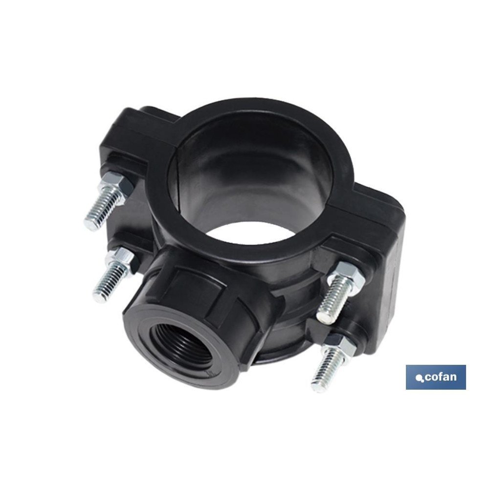 COLLARÍN DE TOMA PP PN16 75 X 1/2 (PACK: 2 UDS)